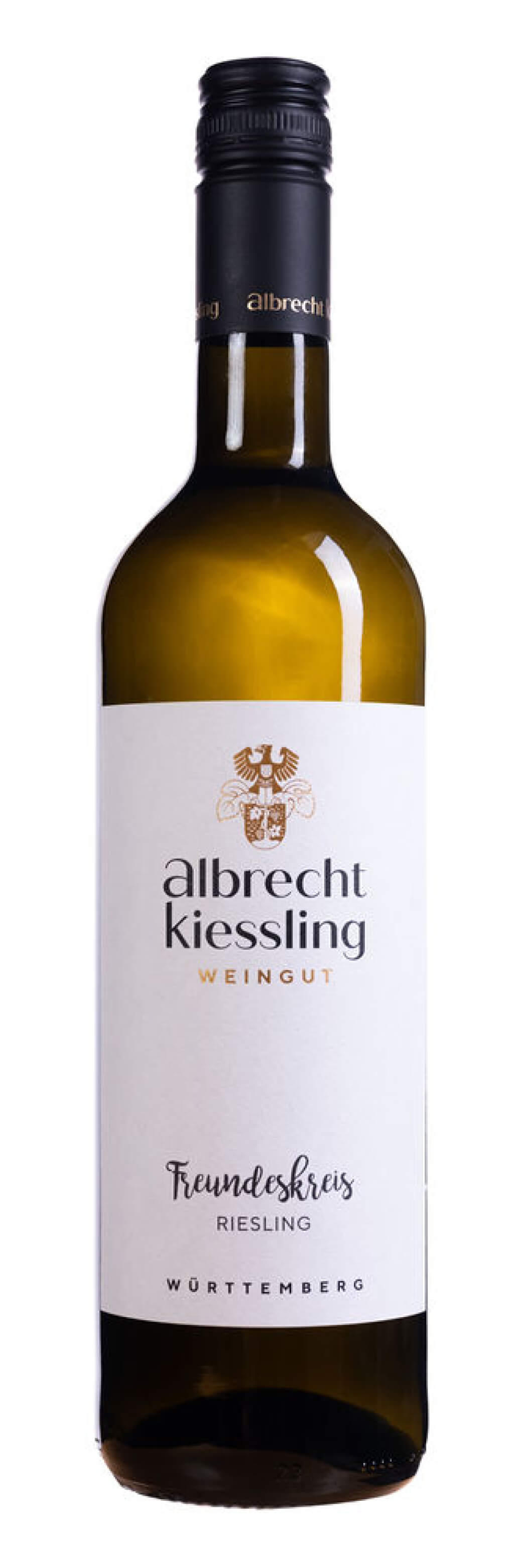 Albrecht-Kiessling, Riesling Kabinett, halbtrocken Freundeskreis