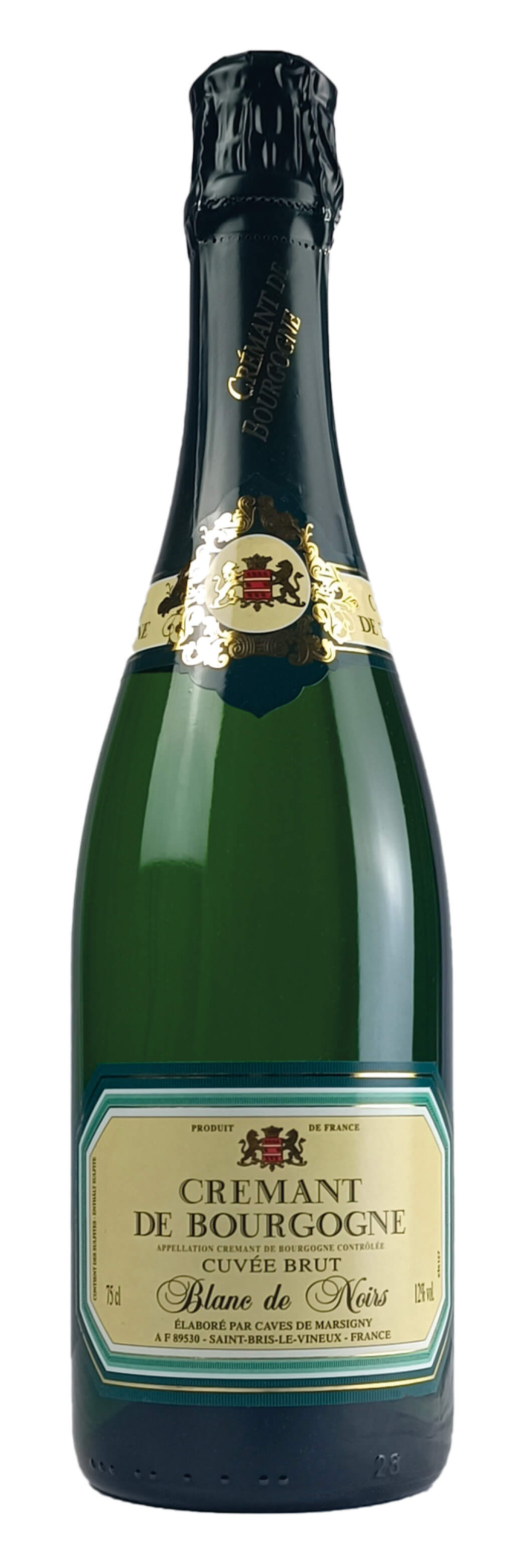 Crémant de Bourgogne, Blanc de Noirs, brut Bailly 75 cl