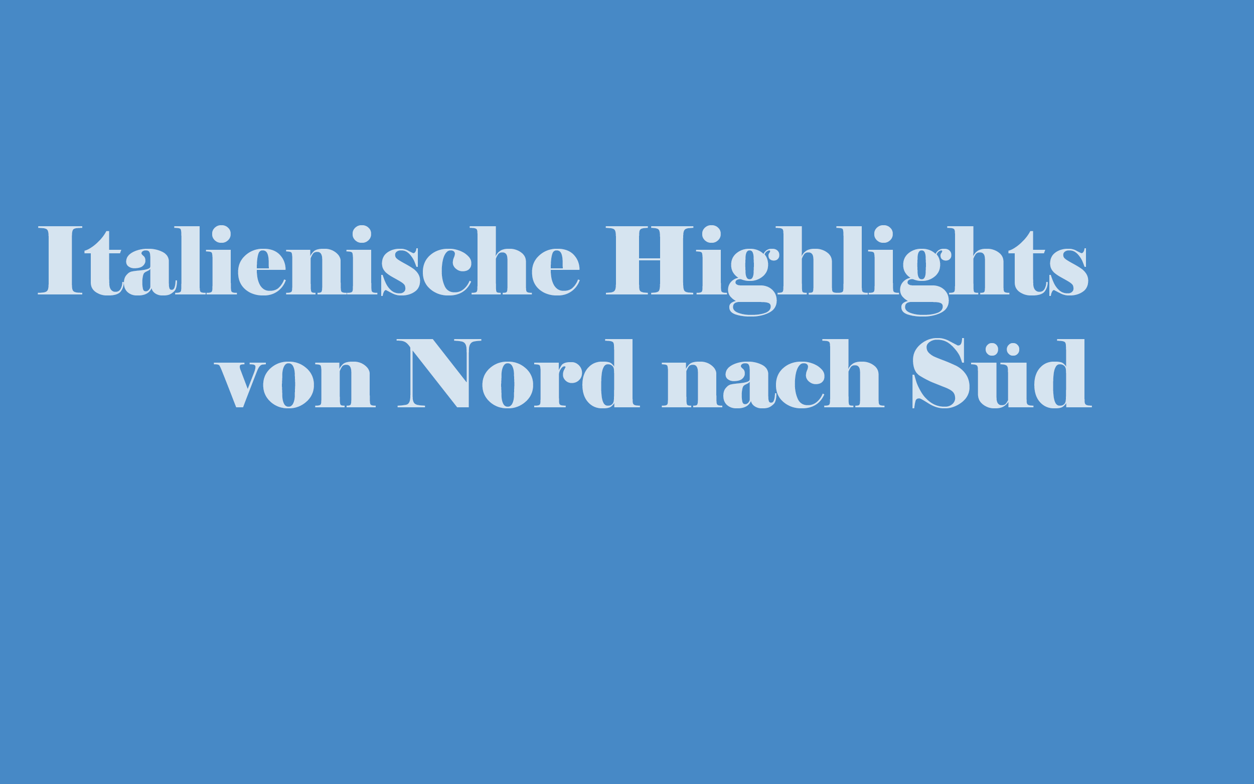 Weinprobe am 3. September 2026 - Italienische Highlights von Nord nach Süd