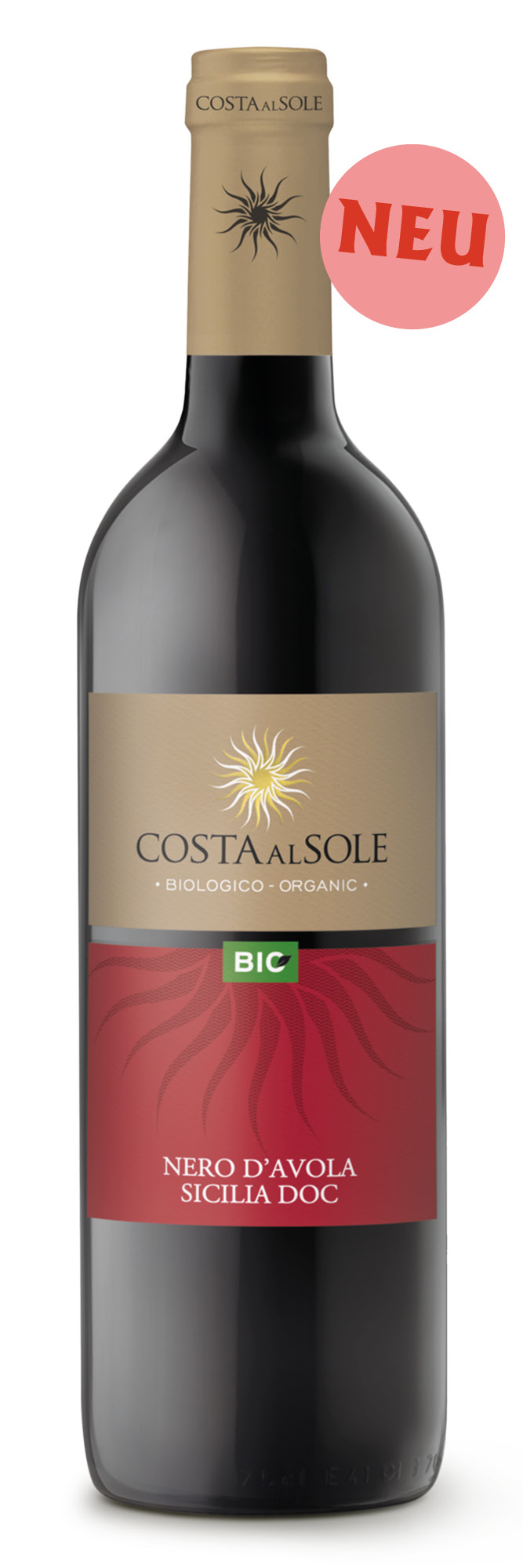Costa al Sole, Nero d'Avola Sicilia DOC, BIO